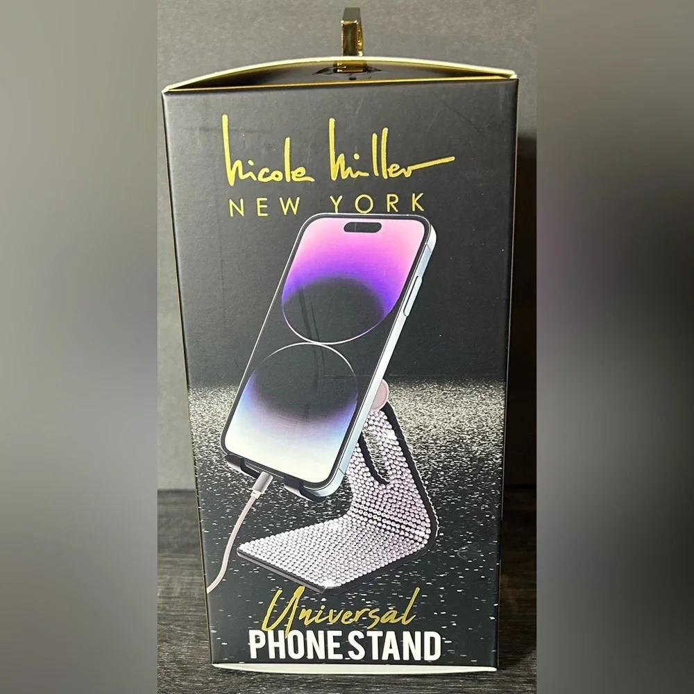 Nicole Miller Silver Bling Universal Phone Stand - Picture 3 of 4